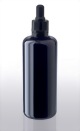 Violettglasflasche 100 ml mit Pipettenmontur